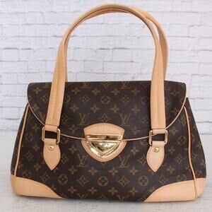 Louis Vuitton Beverly GM Monogram Shoulder Bag Tote Large Leather Purse LV Hobo